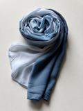 Ayeza Premium Ombre Georgette Hijab for Women – Gradient Shaded Chiffon Scarf