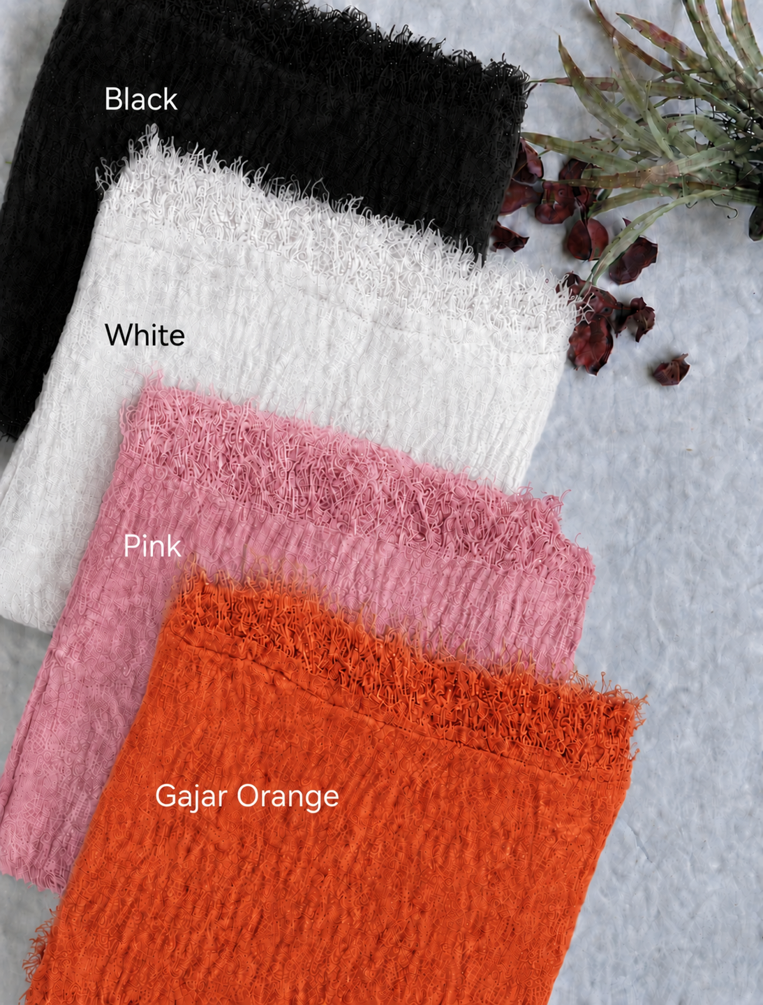 Premium Cotton Crinkle Combo -(4 Set) easy styling lightweight and non-slip these hijabs