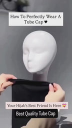 2 Pcs Hijab Undercaps No Slip for Women Islamic Muslim Hijab Cap Scarf for Turban Tube Neck Cover
